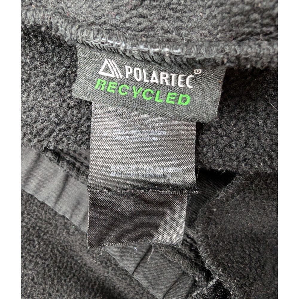 The‎ North Face Girls Medium Black Polartec Fleece Full Zip Jacket Zip Pockets - Picture 3 of 11